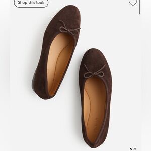 Madewell The April Ballet Flat in Carob